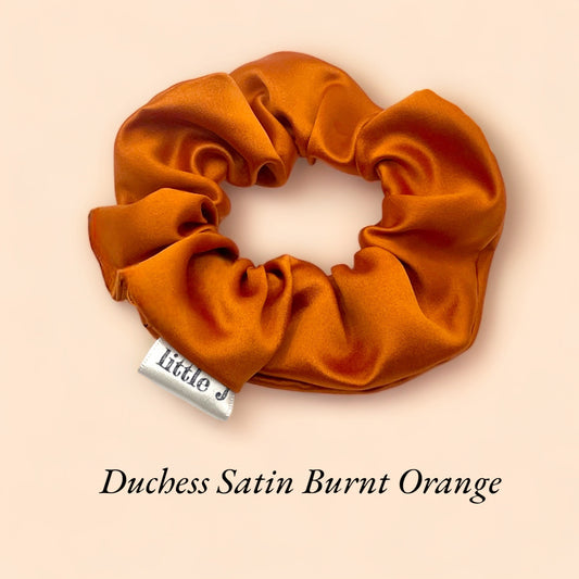 Duchess Satin Burnt Orange